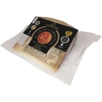 Queso castellano curado elaborado con leche cruda de oveja cuña 200 g -