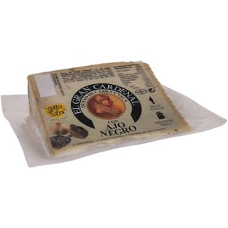 Queso de cabra y vaca con ajo negro cuña 200 g -