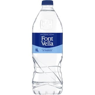 Agua mineral natural botella 1 l -