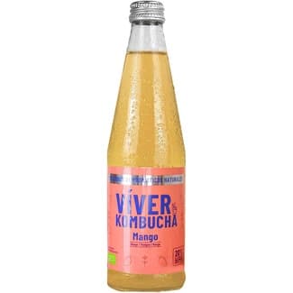 Kombucha ecológica de mango botella 330 ml -