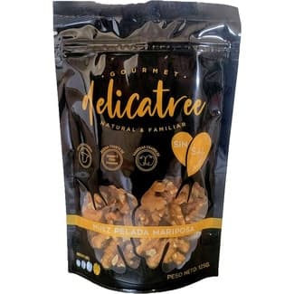 Nuez pelada mariposa sin sal bolsa 125 g -