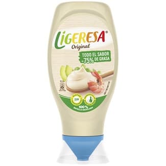 Salsa ligera bocabajo sin gluten envase 430 ml -