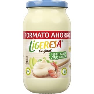 Salsa ligera original sin lactosa frasco 425 ml -