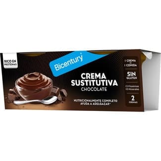 Línea crema sabor chocolate intenso sin gluten sustitutivo de una comida 2 envase 125 g -
