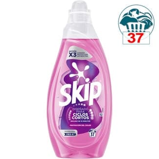 Detergente máquina líquido para ciclos cortos cuidado protección del color botella 37 dosis -