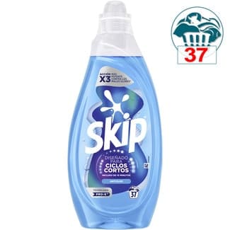 Detergente máquina líquido para ciclos cortos antiolor botella 37 dosis -