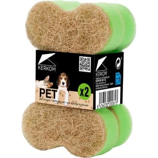 Estropajo con esponja especial mascotas 2 unidades -