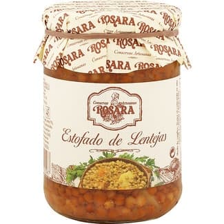 Estofado de lentejas frasco 400 g -