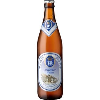Cerveza rubia de trigo alemana botella 50 cl -
