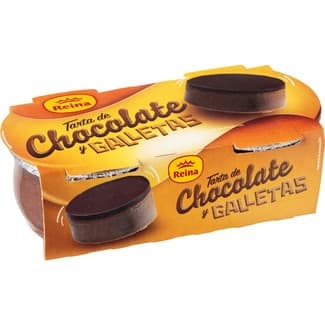 Tarta de chocolate y galleta pack 2 unidades 70 g -