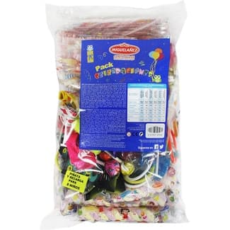Pack celebraciones con piñata y surtido de dulces para 8 niños bolsa 1 unidad -