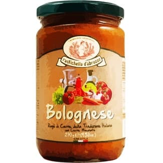 Salsa boloñesa italiana tarro 270 g -