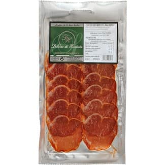 Lomo de cebo ibérico 50% raza ibérica en lonchas envase 50 g -