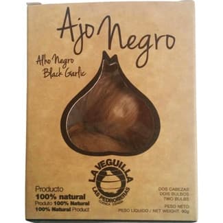 Ajo negro 100% natural 2 cabezas estuche 90 g -