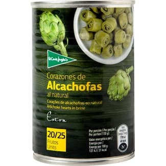 Corazones de alcachofas 20-25 piezas lata 240 g neto escurrido -