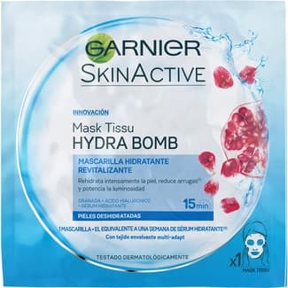 Skin Active mascarilla facial Hydra Bomb hidratante revitalizante sobre 1 unidad para pieles deshidratadas -