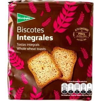 Biscotes integrales con alto contenido en fibra envase 225 g -