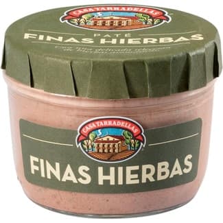 Paté de hígado de cerdo a las finas hierbas frasco 125 g -