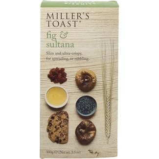Tostas de higos y pasas estuche 100 g -