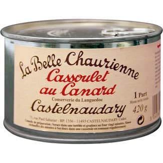 Cassoulet de pato plato preparado con alubias lata 420 g -