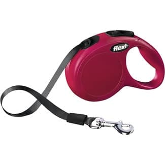 New Classic correa extensible para perros roja talla S 5 m 1 unidad -
