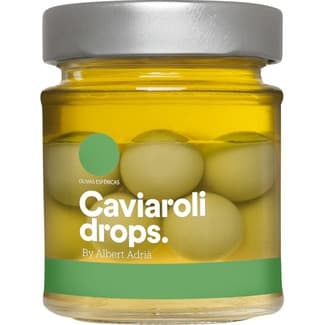 Drops oliva esférica creada por Albert Adriá tarro 60 g -