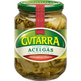 Acelgas troceadas al natural frasco 425 g neto escurrido -