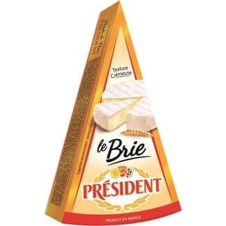 Punta de queso francés brie de vaca elaborado con leche pasteurizada cuña 200 g -