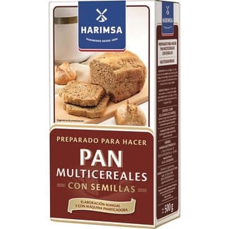 Preparado para hacer pan multicereales con semillas paquete 500 g -