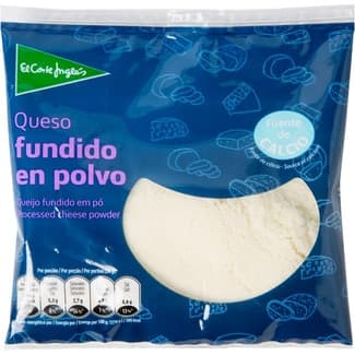 Queso fundido en polvo mezcla elaborado con leche pasteurizada bolsa 100 g -
