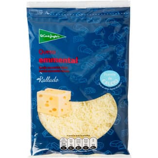 Queso rallado emmental de vaca elaborado con leche pasteurizada bolsa 200 g -