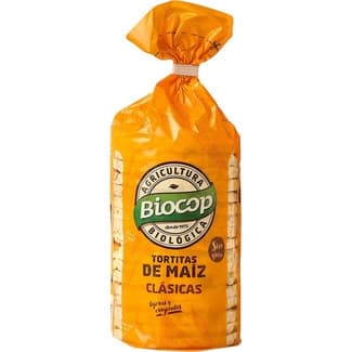 Tortitas de maíz biológicas sin gluten bolsa 120 g -