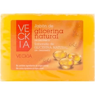 Jabón de glicerina natural en pastilla unidad 125 g -