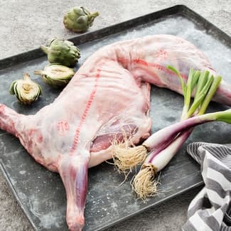 Medio cordero IGP Ternasco de Aragón peso aproximado pieza 4,5 kg