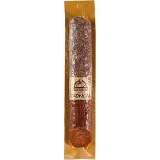 Troncal chorizo picado fino tipo Pamplona 100% natural peso aproximado pieza 680 g -