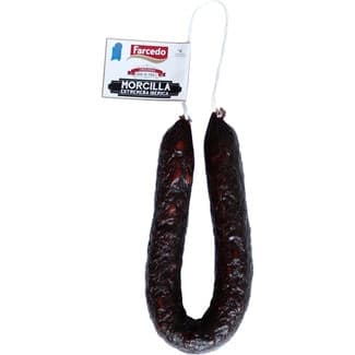 Morcilla extremeña ibérica peso aproximado pieza 300 g -