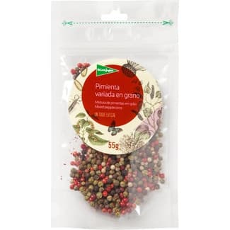 Pimienta variada en grano bolsa 55 g -