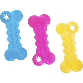 Hueso mordedor para perros colores surtidos medida 10 cm 1 unidad -