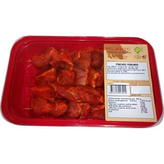 Pincho de cerdo moruno adobado sin gluten peso aproximado bandeja 350 g -