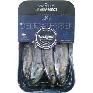 Sardinas saladas 4 unidades bandeja 280 g -