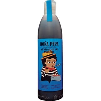 Salsa balsámica al vinagre de Módena sin gluten con IGP aceto balsamico di Modena botella 300 g -