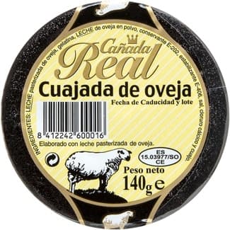 Cuajada de leche pura de oveja tarro 140 g -