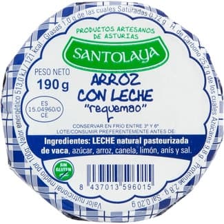 Arroz con leche sin gluten tarro 190 g -