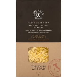 Tagliolini pasta de sémola de trigo duro al huevo paquete 250 g -