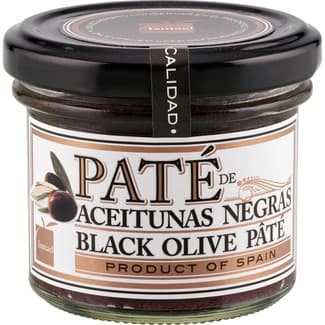 Paté de aceituna negra frasco 100 g -