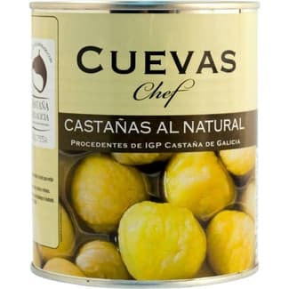 Castañas al natural lata 530 g -