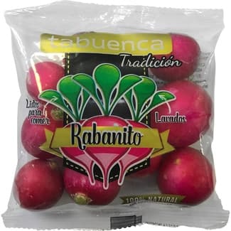 Rabanito lavado listo para comer bolsa 150 g -