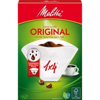 Filtros de café Classic 1-4 tazas bolsa 80 unidades -