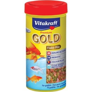 Gold alimento para peces de agua fría envase 250 ml -