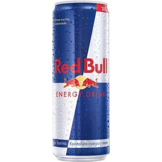 Bebida energética con cafeína, taurina, Vitamina B, sacarosa, glucosa y agua de los Alpes lata 35,50 cl -